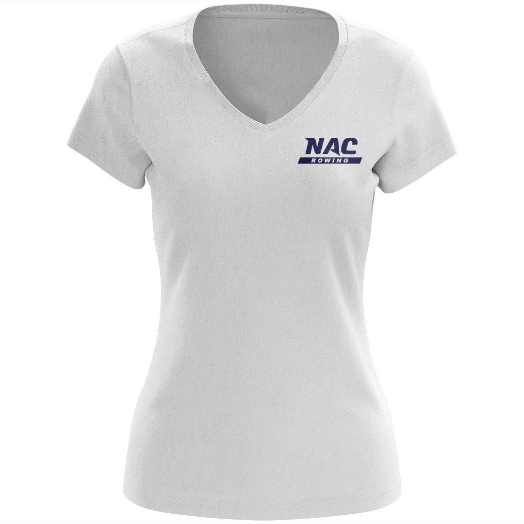 100% Cotton NAC Crew Women's V-Neck Tee