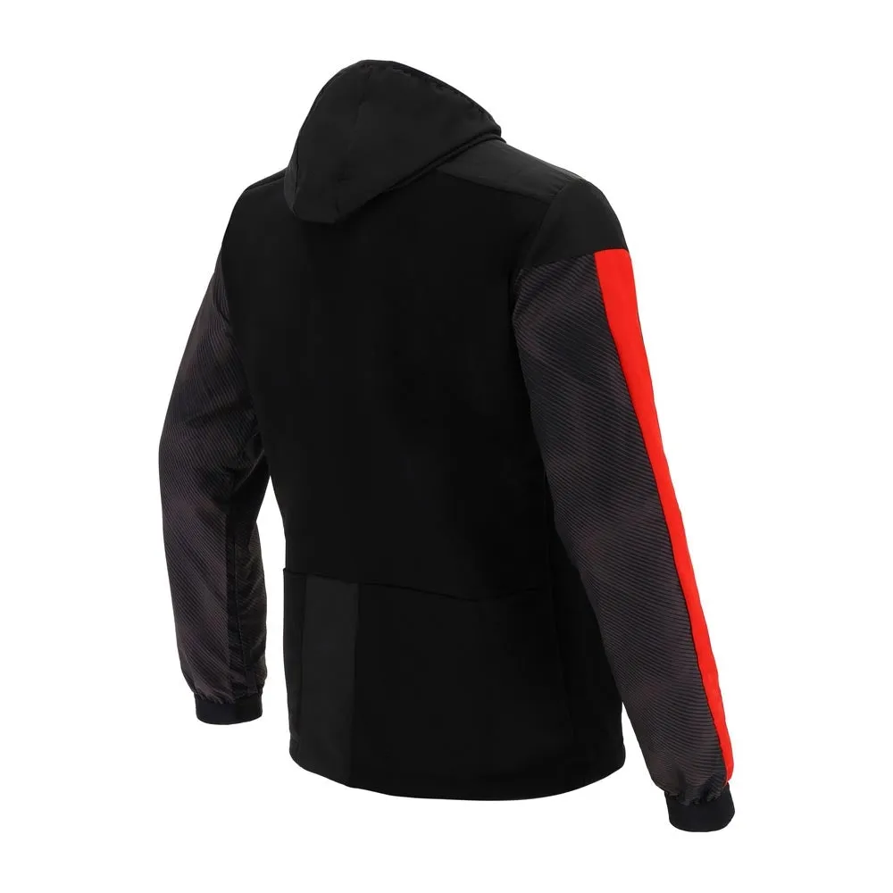 2020-2021 Wales Full Zip Hooded Sweatshirt (Black)