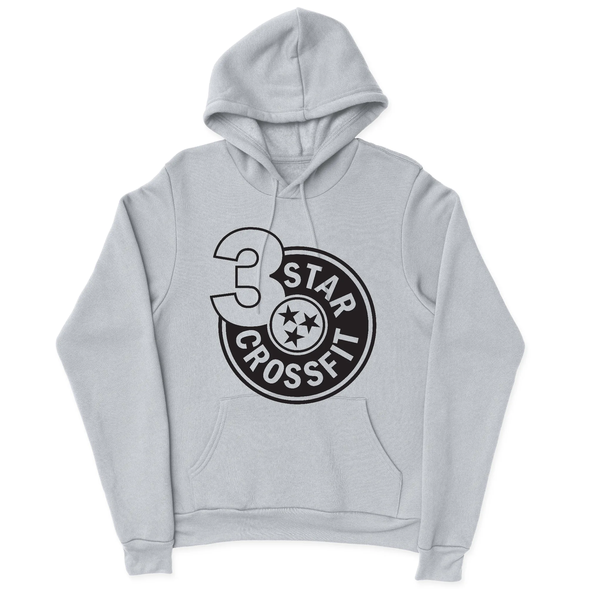 3 Star CrossFit One Color Mens - Hoodie