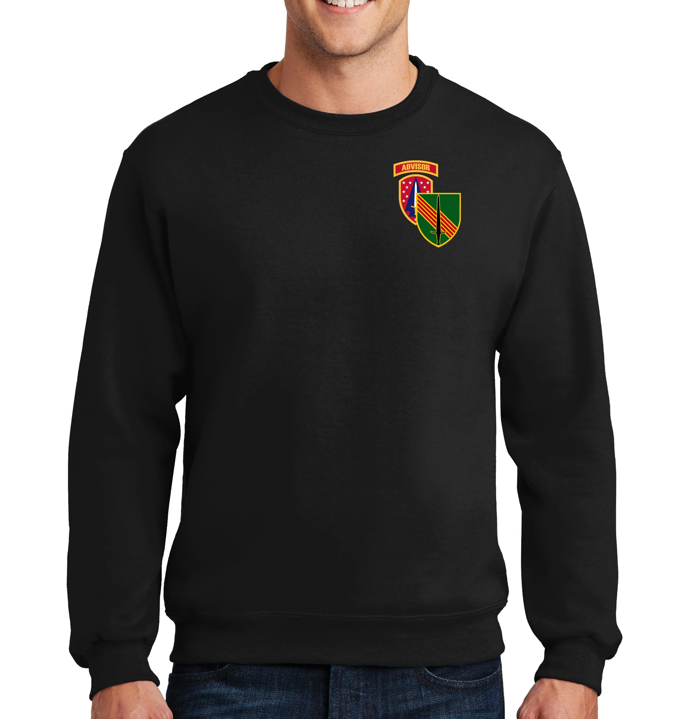 50-50 Blend Crewneck Unisex Sweatshirt. This shirt IS approved for PT.