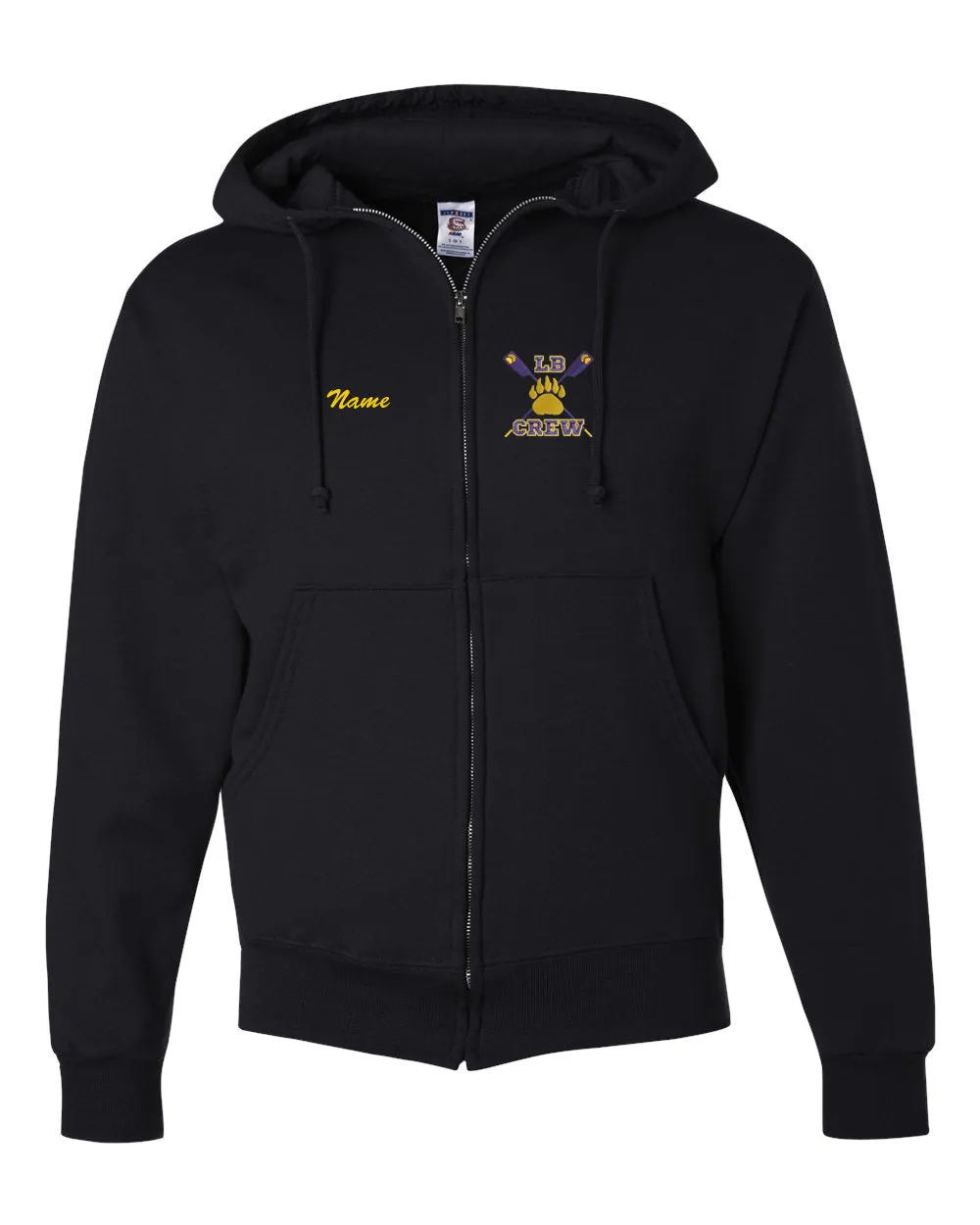 50/50 Hooded Lake Braddock Crew Full Zipper Sweatshirt