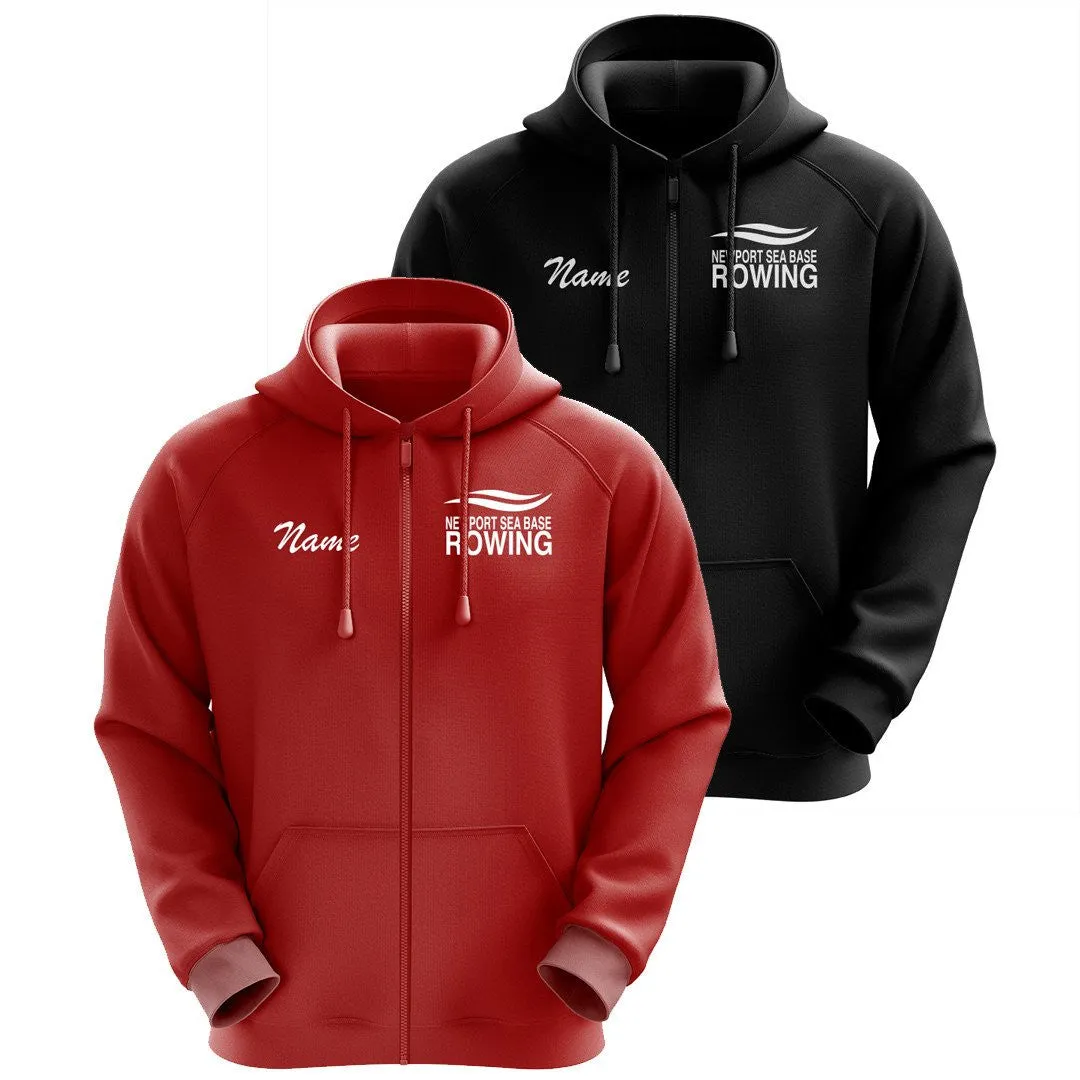 50/50 Hooded Newport Sea Base Rowing Full Zip Sweatshirt