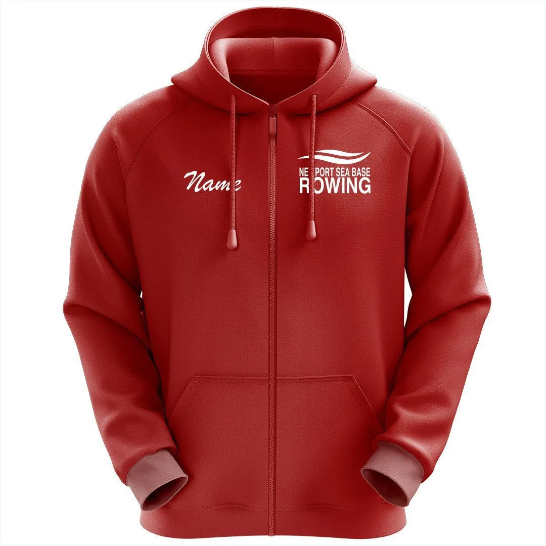 50/50 Hooded Newport Sea Base Rowing Full Zip Sweatshirt