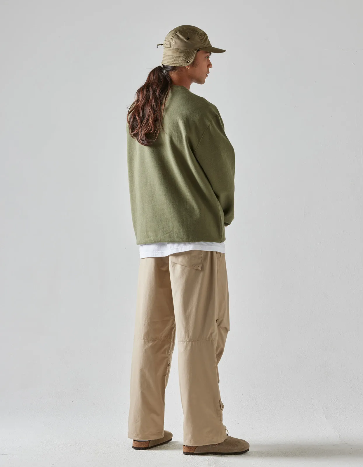 5101 Maha Tiger Embroidered Crew Olive OG-107F