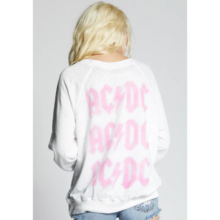 AC/DC PINK BOLT SWEATSHIRT