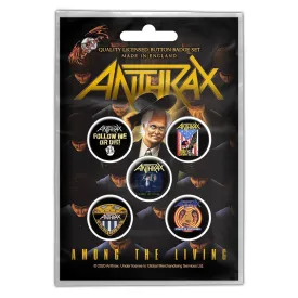 Anthrax - Among The Living button pack