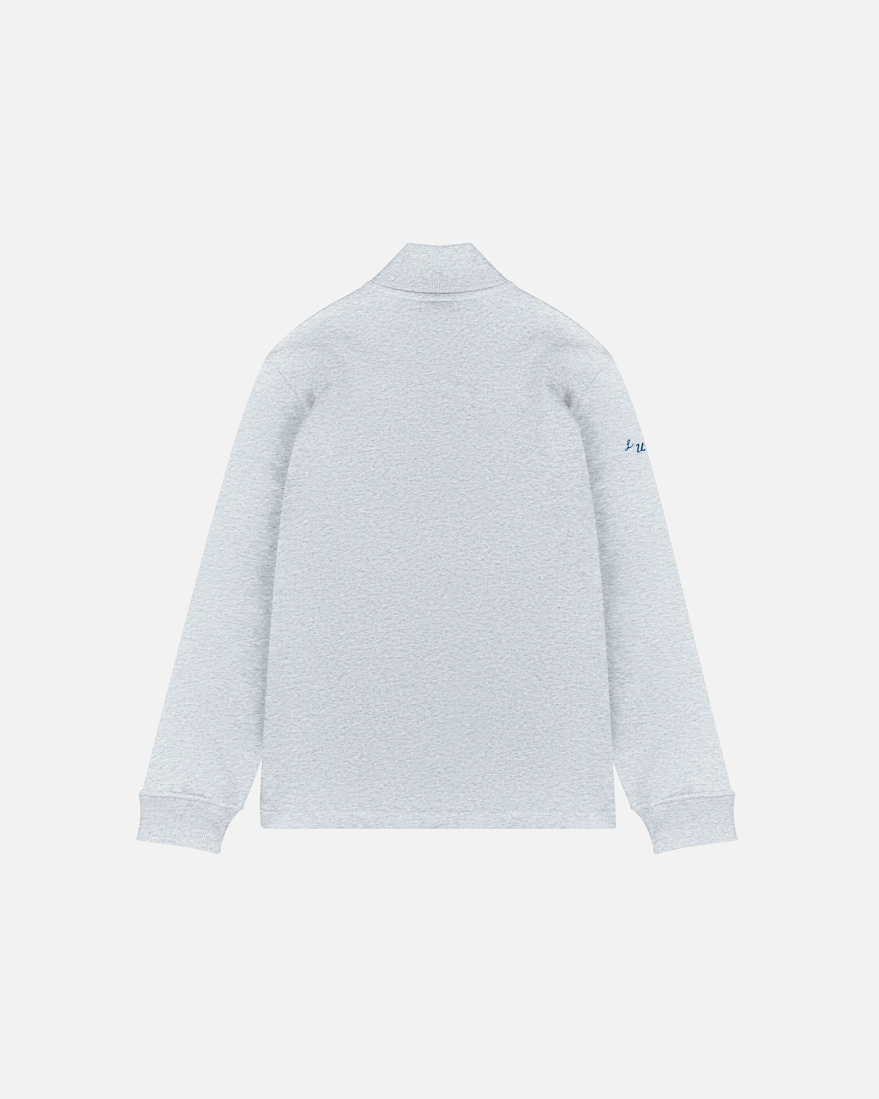 AOF x Leeds United - Grey Quarter Zip Sweat