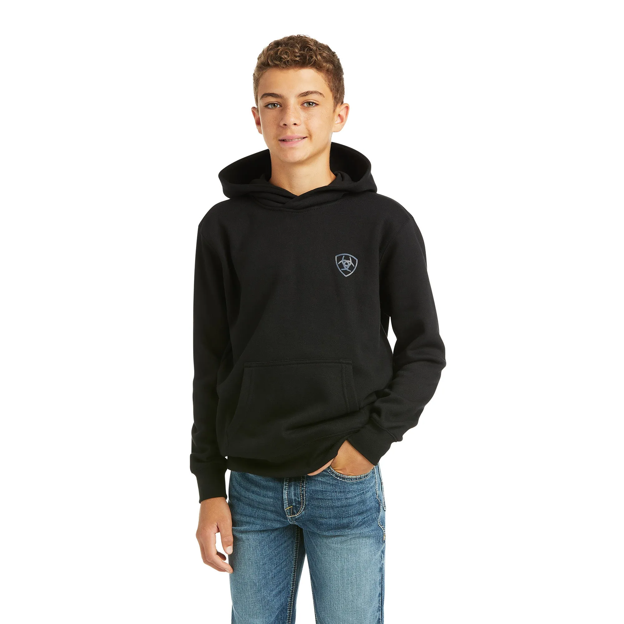 Ariat Boy's Patriot 2.0 Black Hoodie 10037001