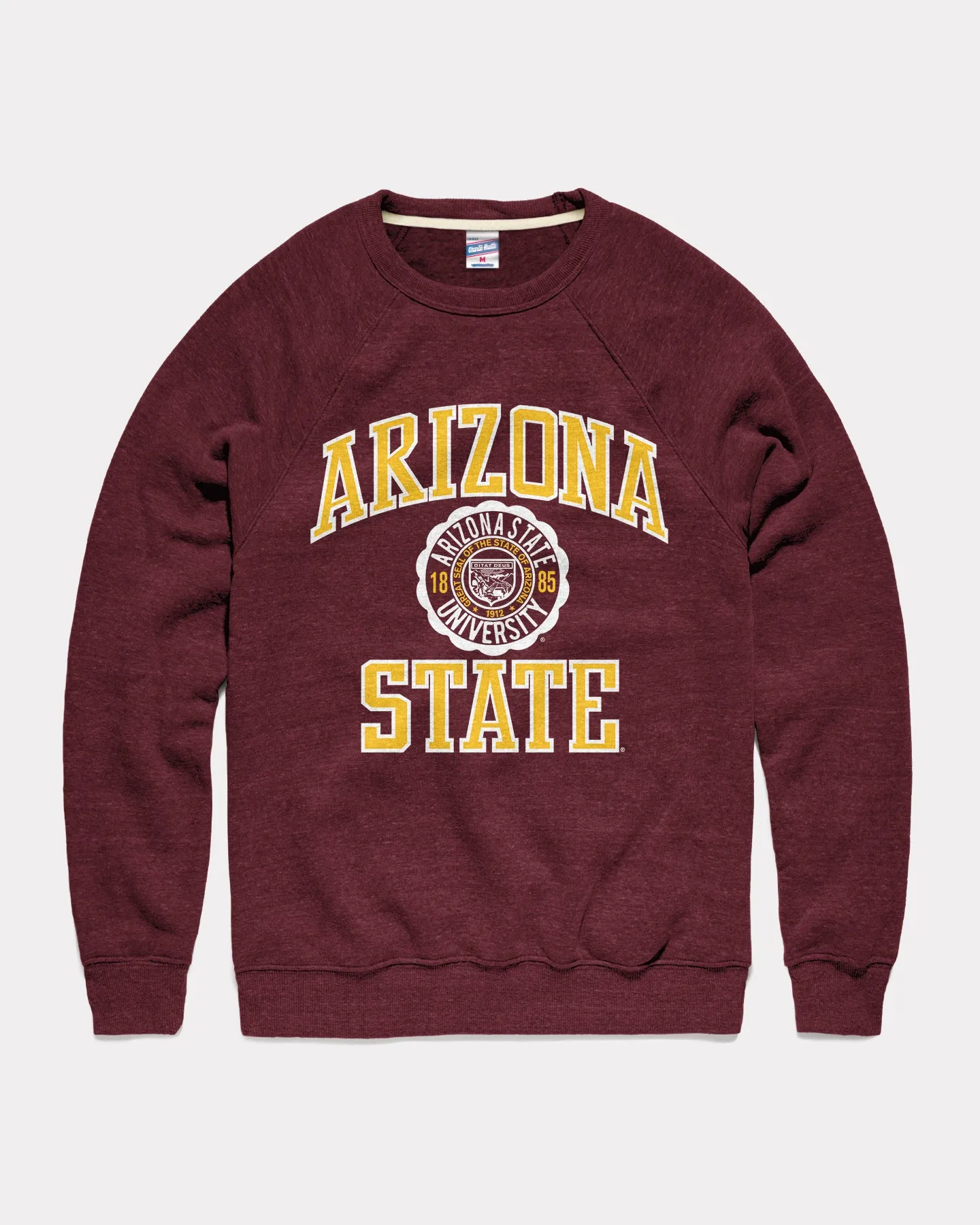 Arizona State University Seal Maroon Crewneck