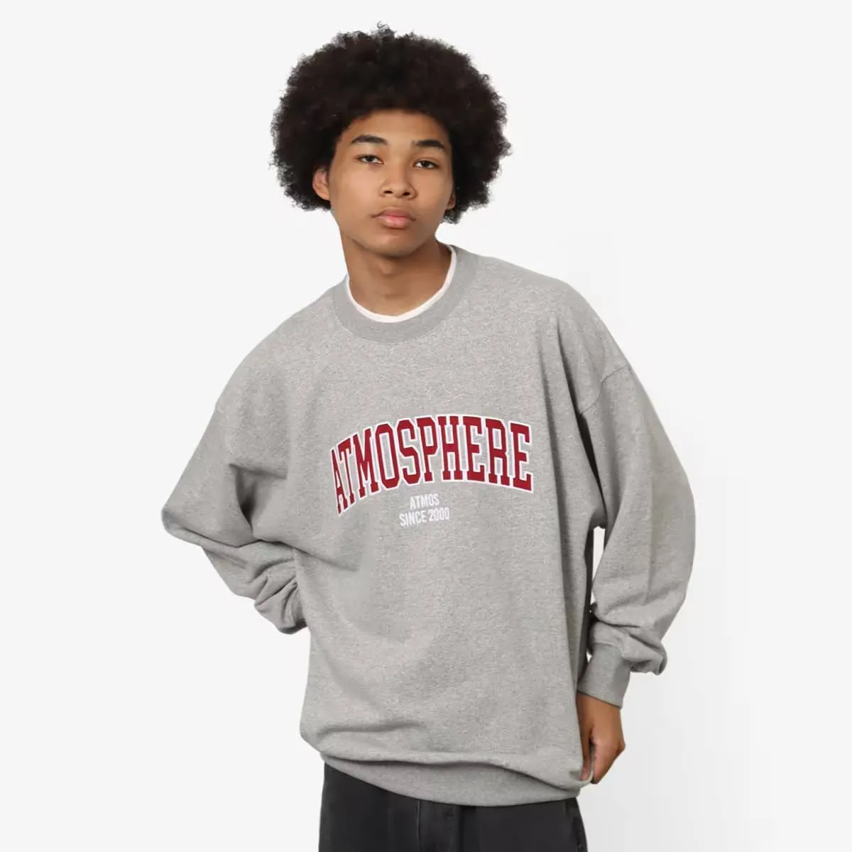 ATMOS VINTAGE COLLEGE LOGO SWEATSHIRT