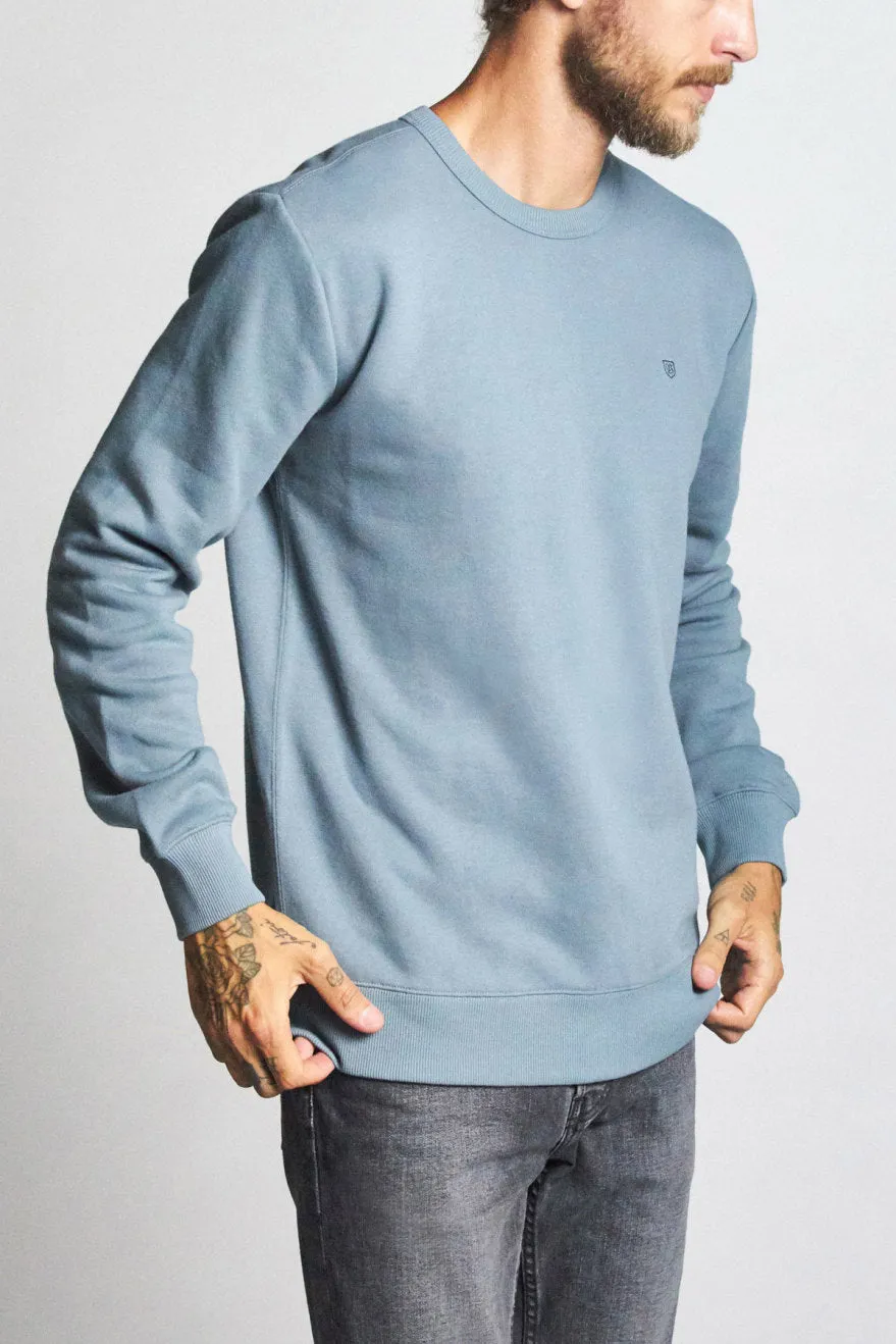 B-Shield Crew Fleece - Blue Haze