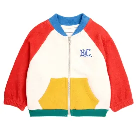 B.C Colour Block Zipped Baby Sweatshirt by Bobo Choses