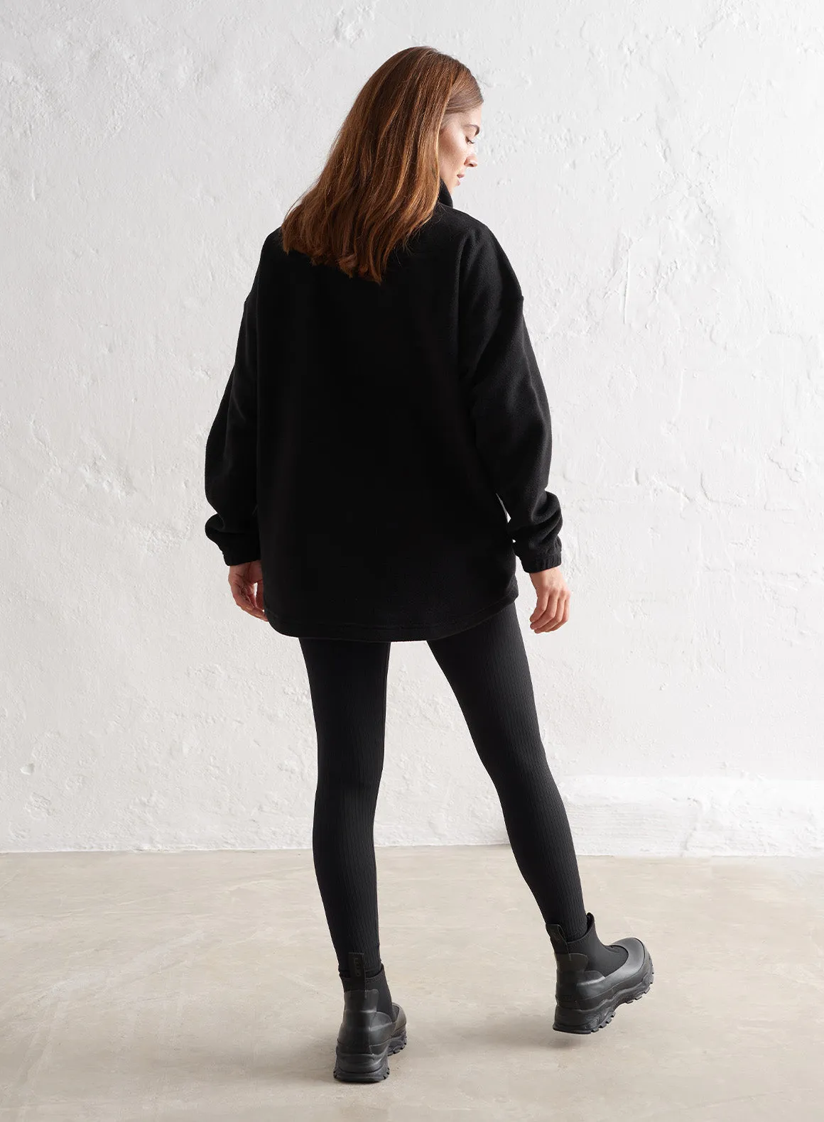 Black Fleece Half Zip