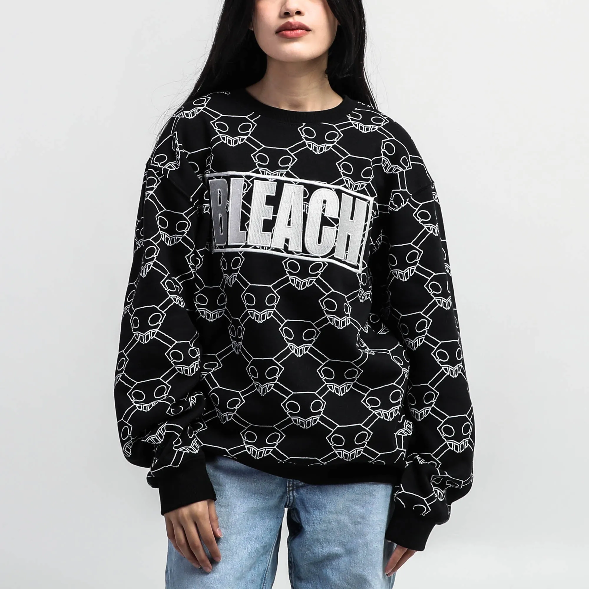 BLEACH Black Crew Neck Sweatshirt