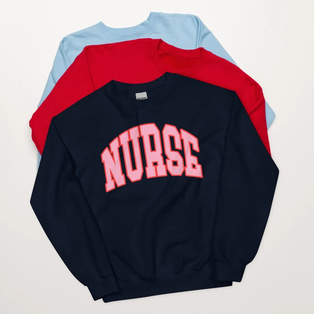 'Block Nurse' Crewneck Sweatshirt