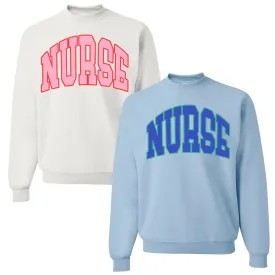 'Block Nurse' Crewneck Sweatshirt