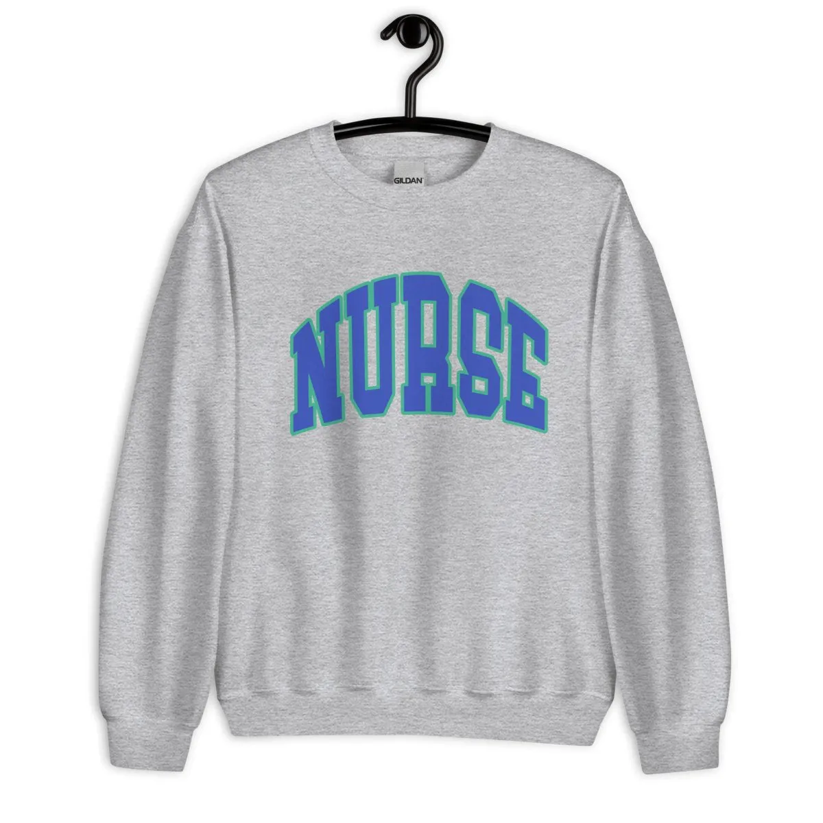 'Block Nurse' Crewneck Sweatshirt