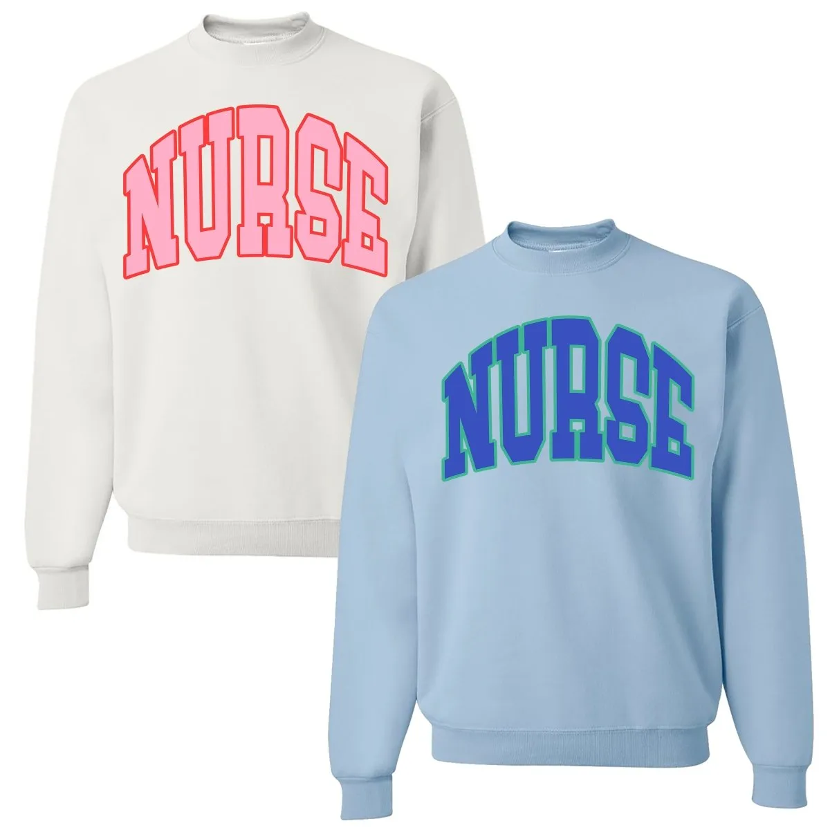 'Block Nurse' Crewneck Sweatshirt