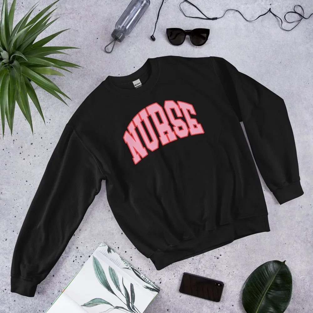 'Block Nurse' Crewneck Sweatshirt