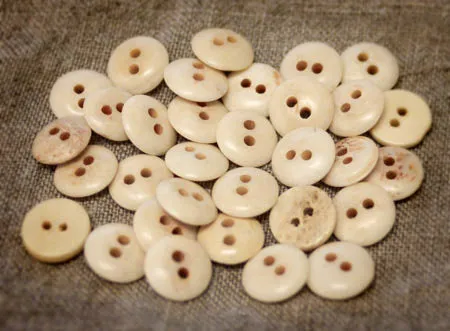 Bone Buttons Pack of 10