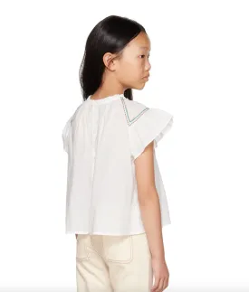 Bonpoint Cinzia Blouse milk white