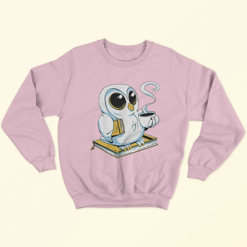 Book Owl & Coffee Sweatshirt