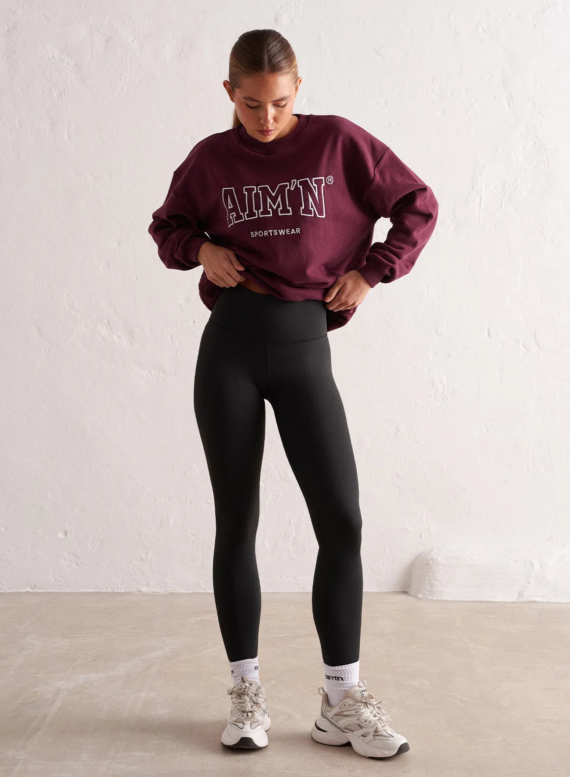 Bordeaux College Oversized Sweatshirt