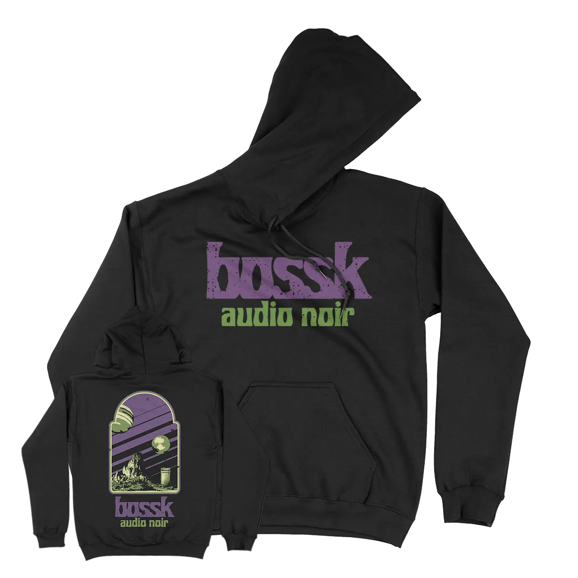 Bossk “Audio Noir” Black Hooded Sweatshirt