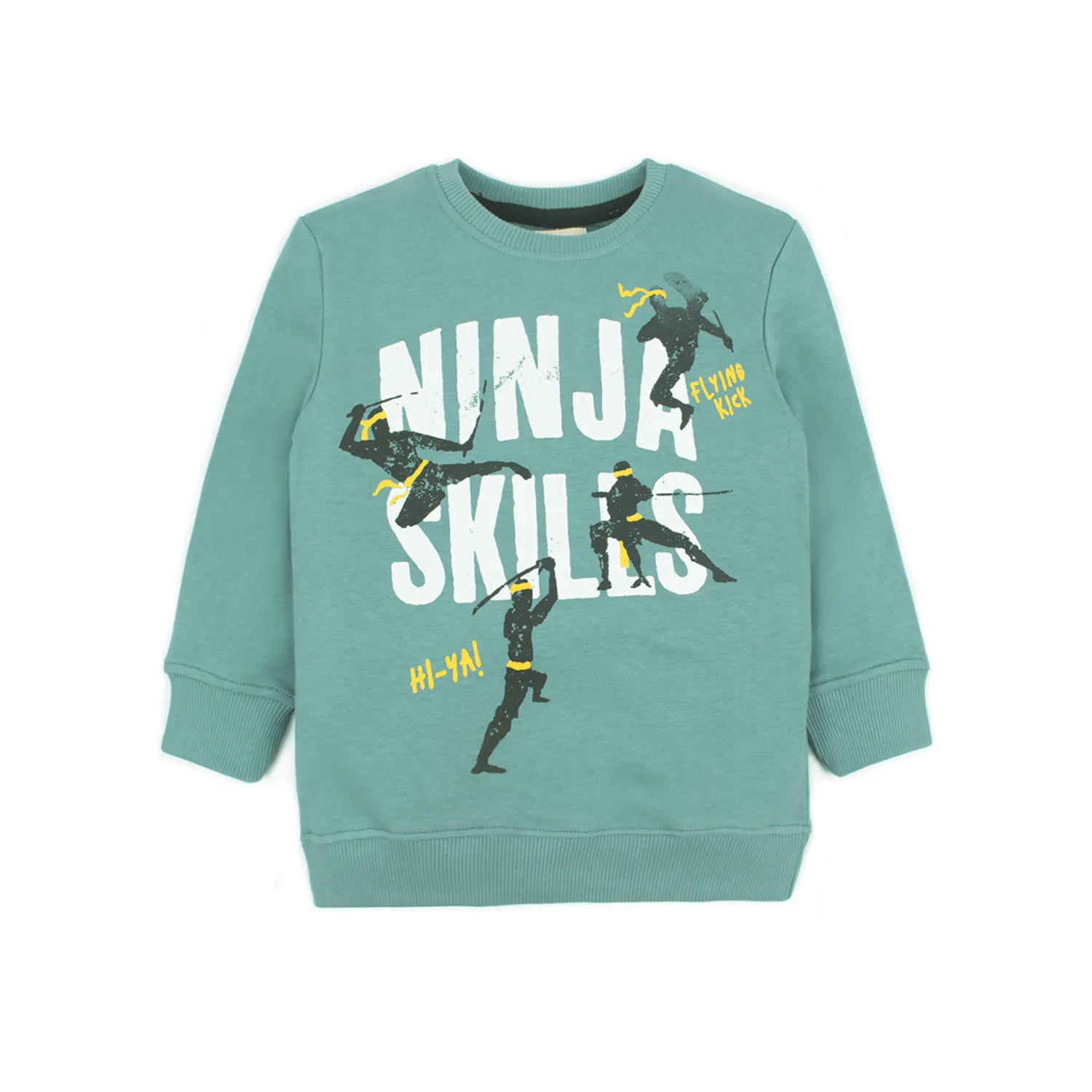 BOY'S NINJA TEAL SWEATSHIRT