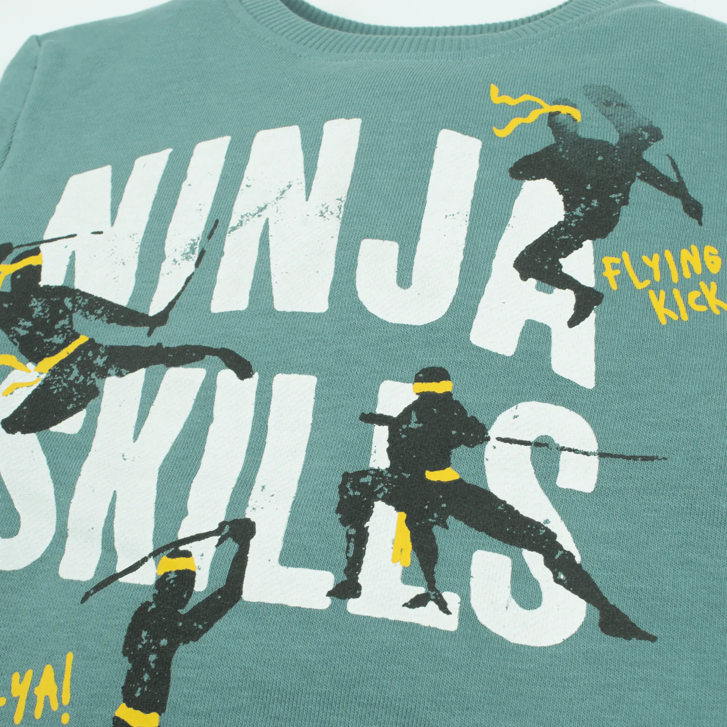 BOY'S NINJA TEAL SWEATSHIRT