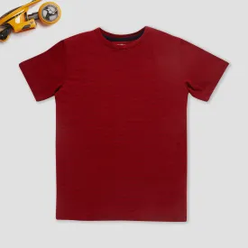 Boy's Regular Fit Striped T-Shirt