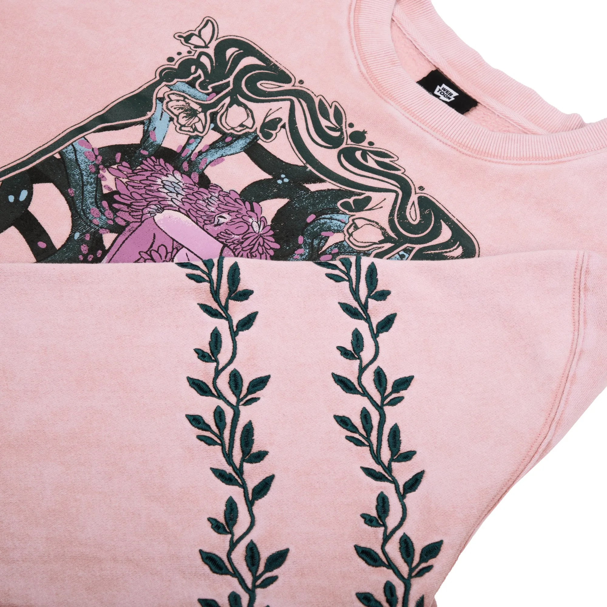 Breathe In Breathe Out Blush Crew Sweatshirt