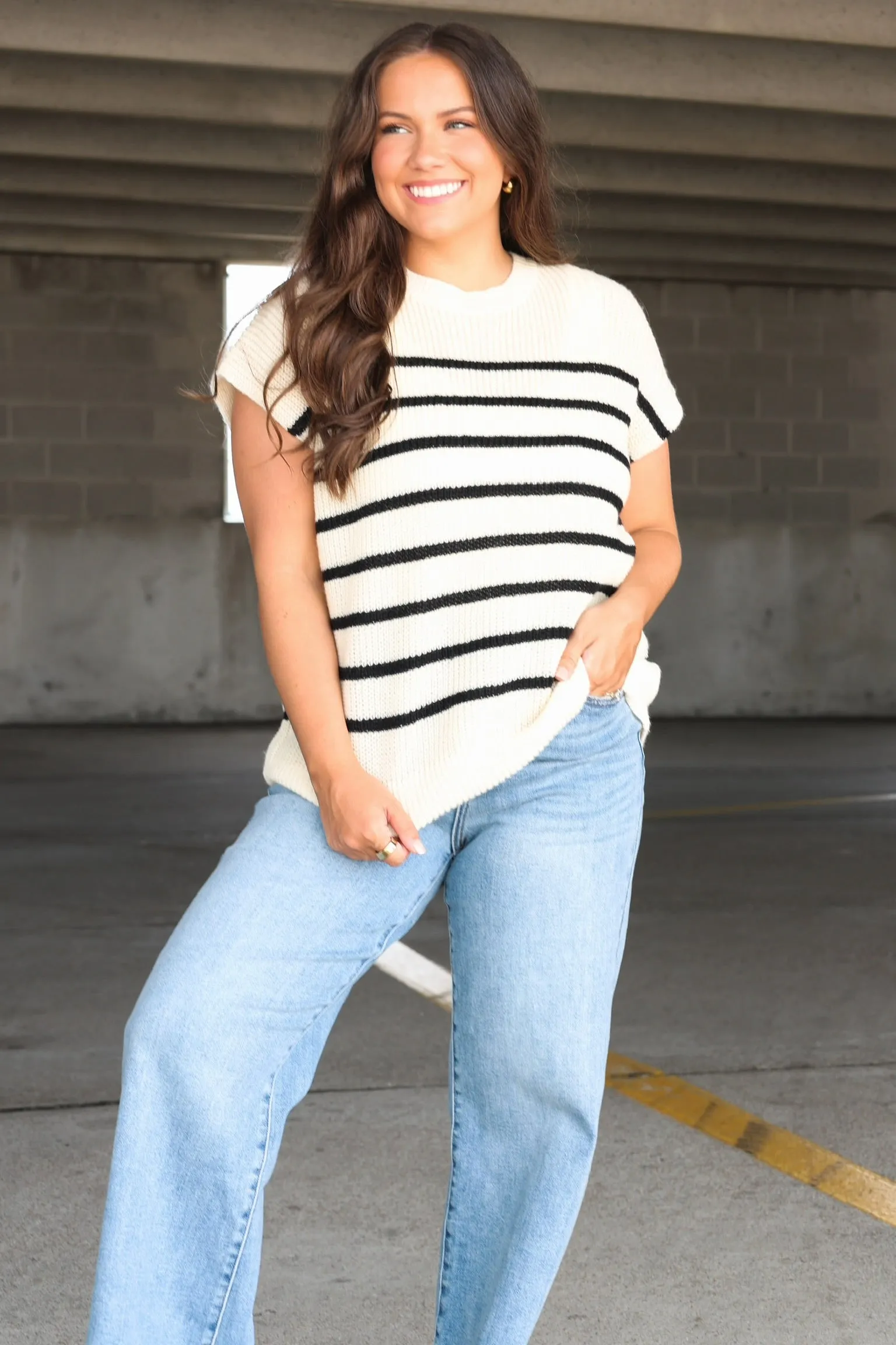 Bria Stripe Sweater