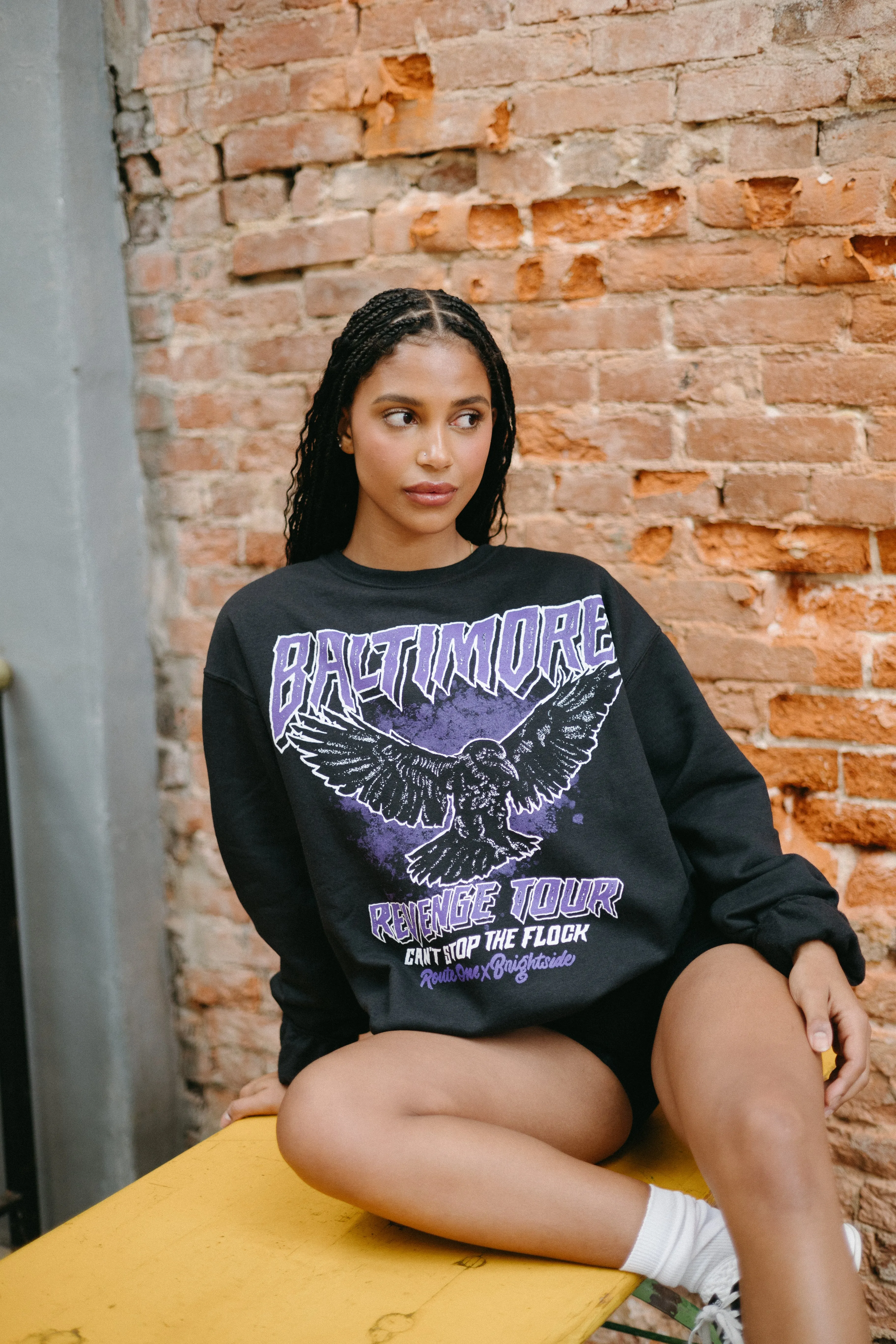 Brightside X R1A Can’t Stop The Flock Crewneck Sweatshirt