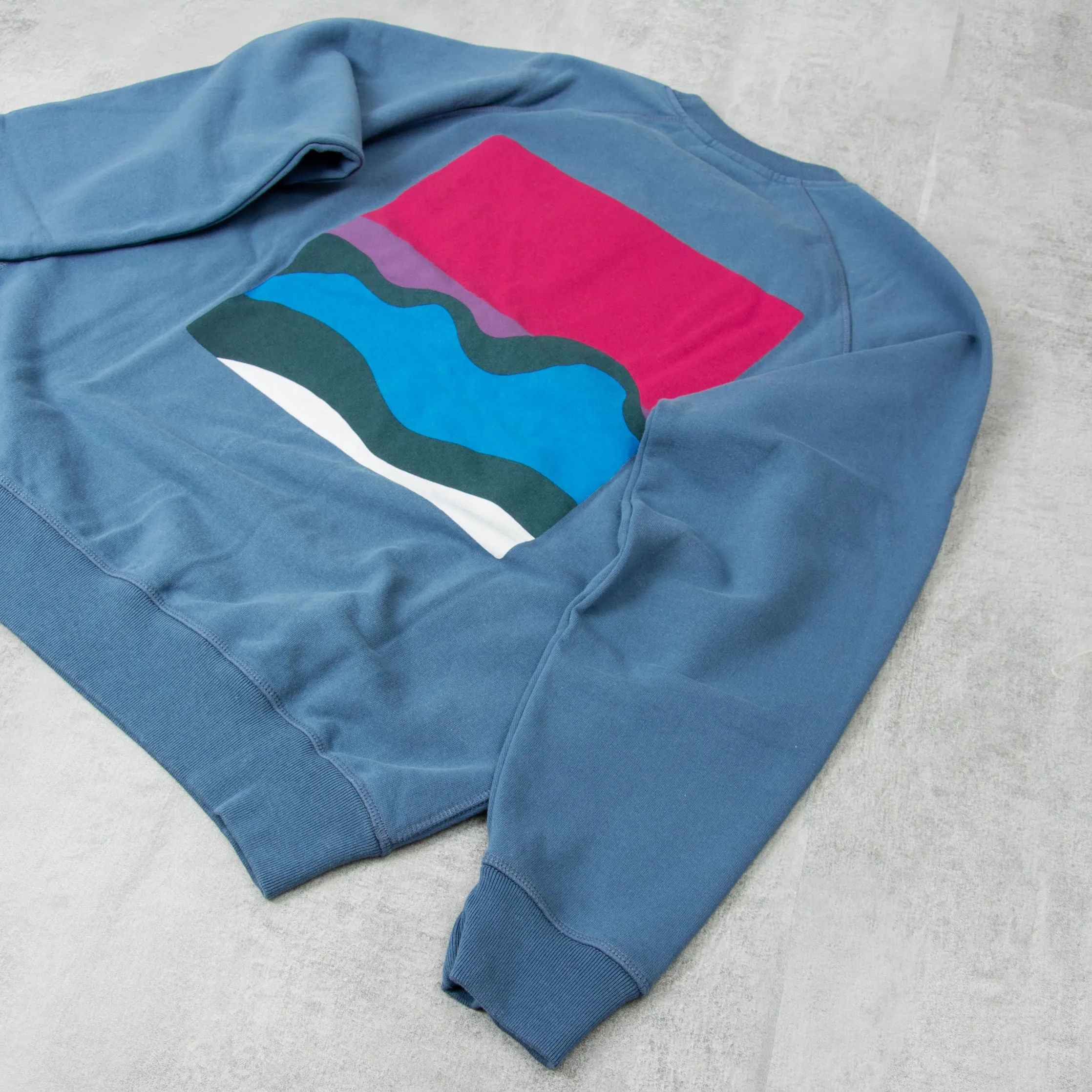 By Parra Circlismo Crew Sweatshirt - Teal