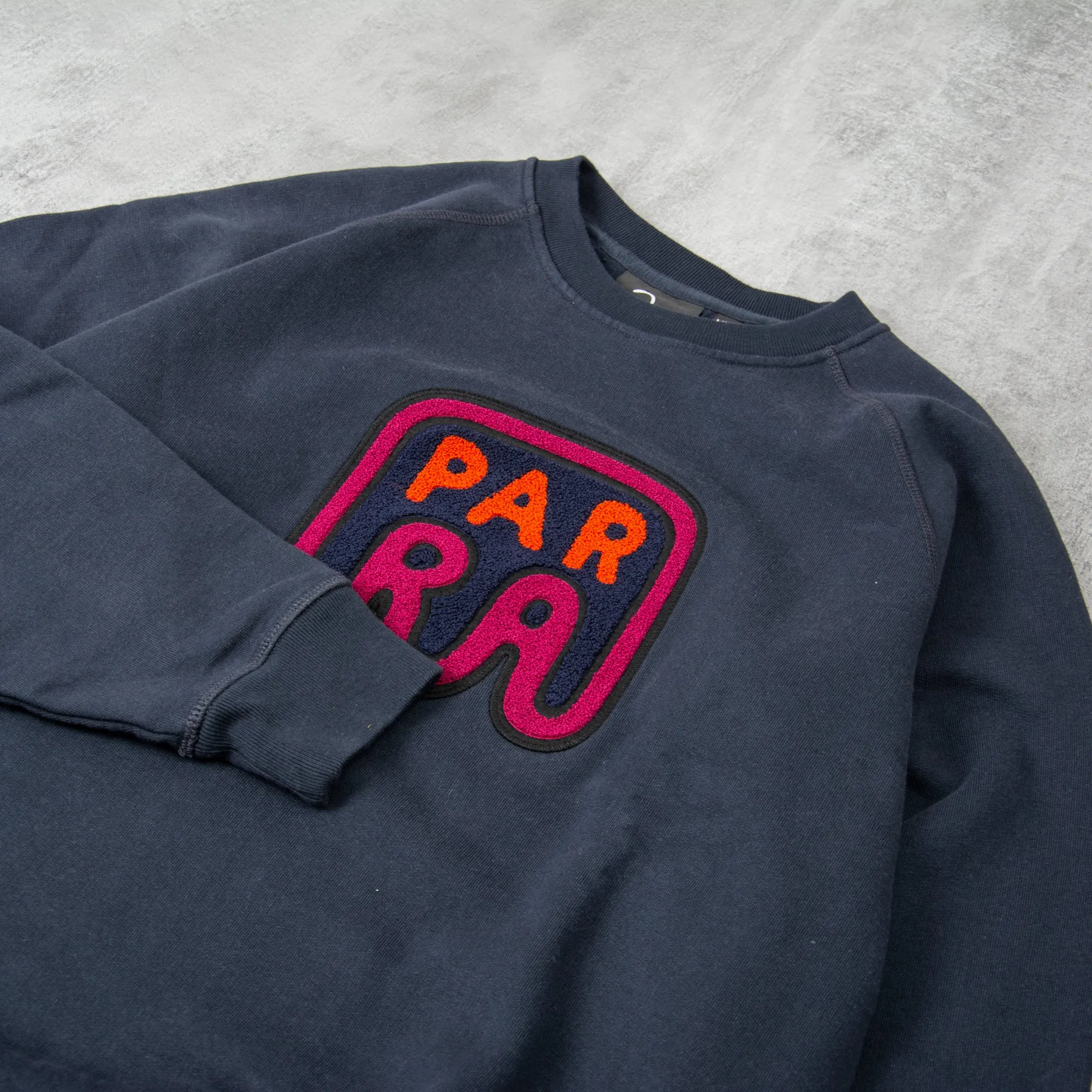 By Parra Fast Food Crew Sweatshirt - Navy Blue