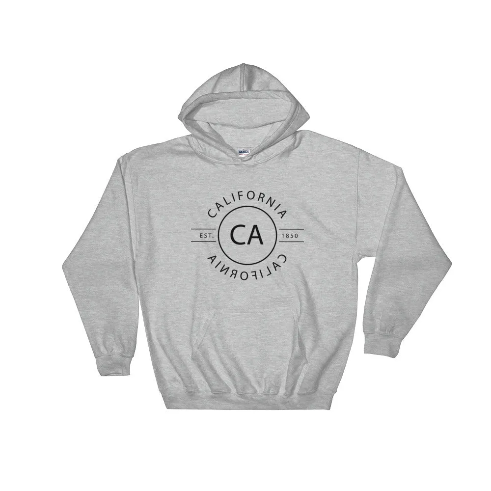 California - Hooded Sweatshirt - Reflections