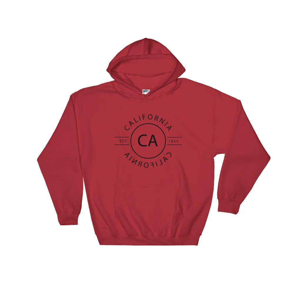 California - Hooded Sweatshirt - Reflections