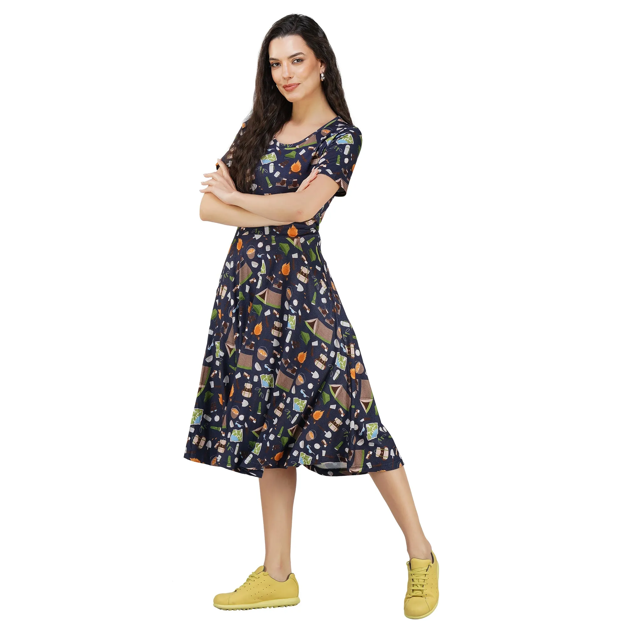 Camping Twirl Dress