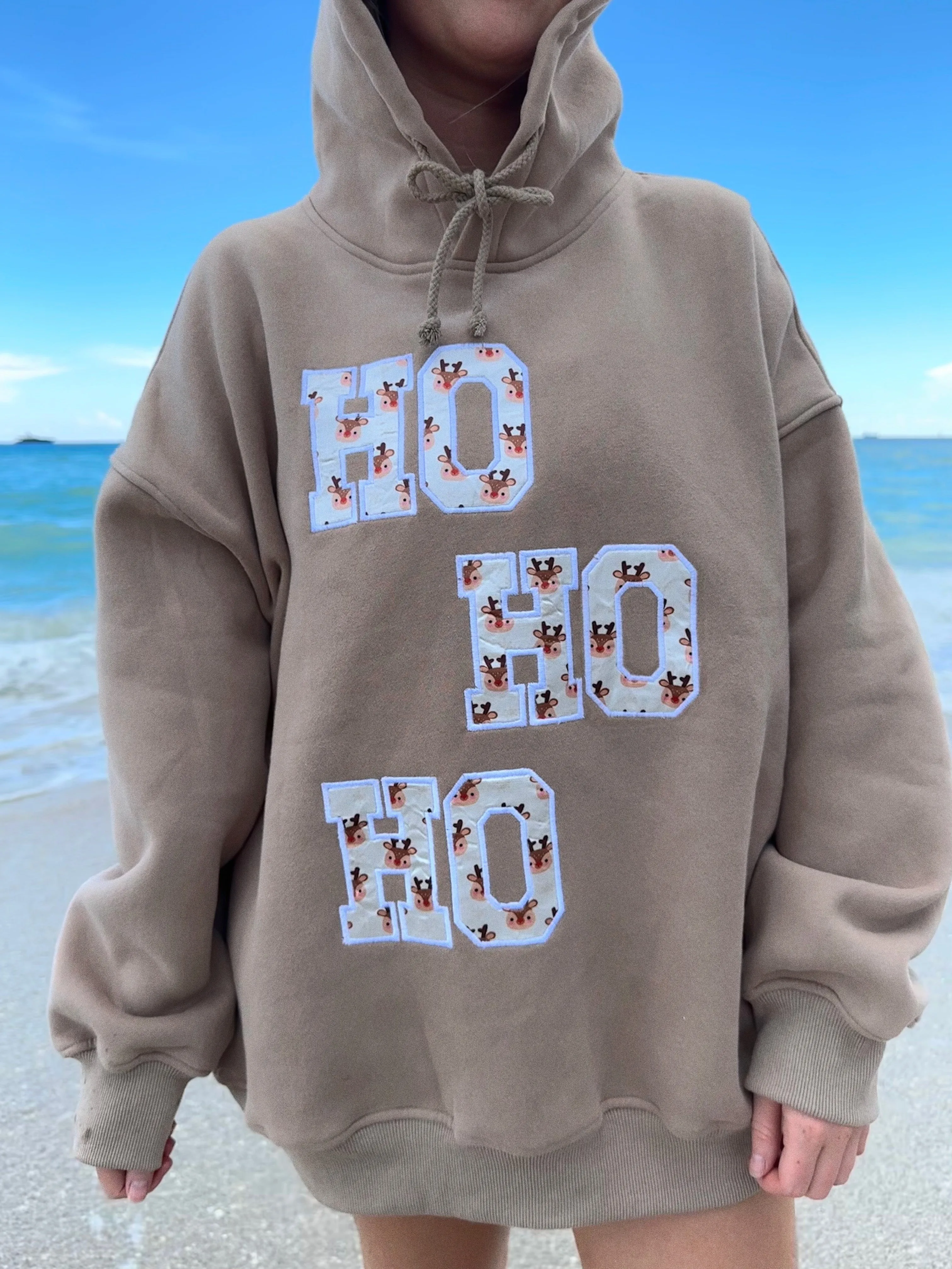 Cappuccino Reindeer Hoodie