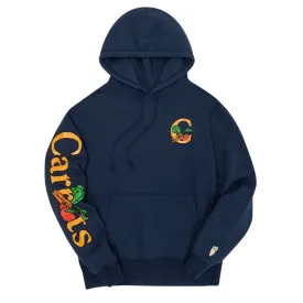 Carrots Wordmark Hooded Sweatshirt (Navy)