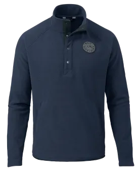 Cascade Twill Fleece Pullover | Navy