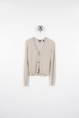 CASHMERE LONG SLEEVE CARDIGAN