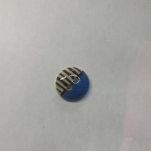 Ceramic stripe buttons 23mm (7/8")