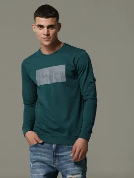 Charg Cargo Teal Sweat Shirt