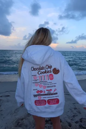 Chocolate Chip Cookie Recipe Embroider Hoodie