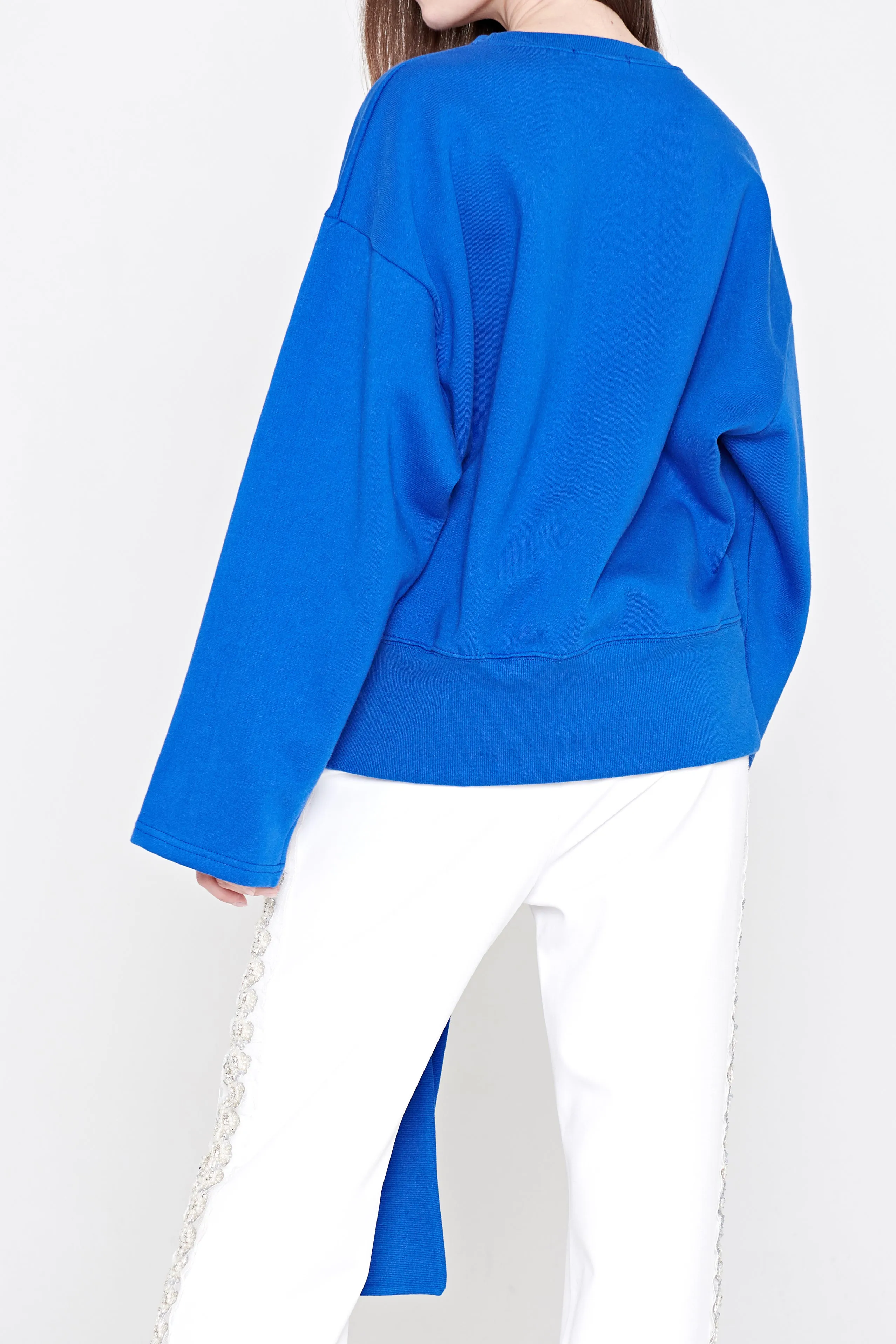 Clara Asymmetric-hem Sweatshirt