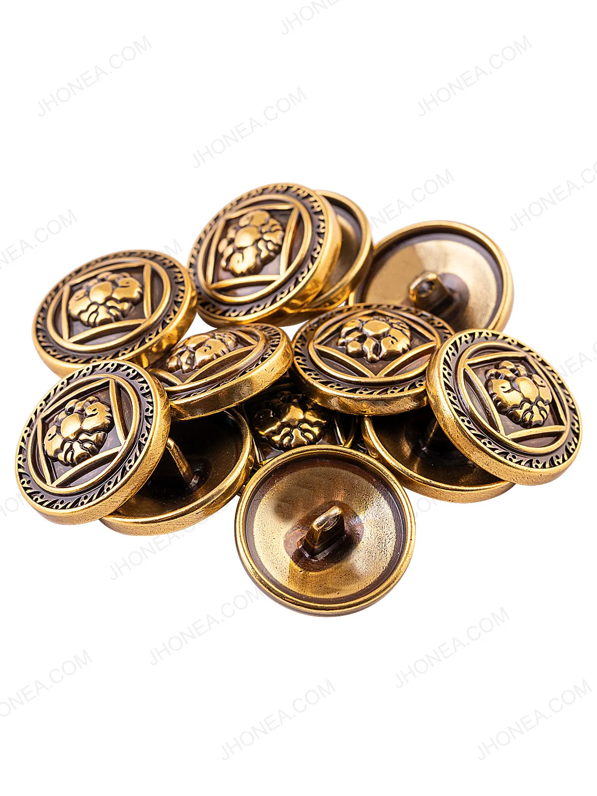 Classic Style Antique Gold Indo-Western Buttons