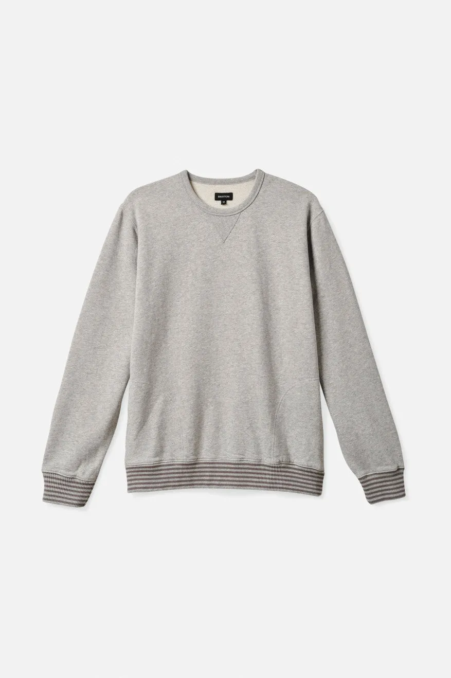 Collegiate Pocket Crew - Heather Grey/Pebble Worn Wash