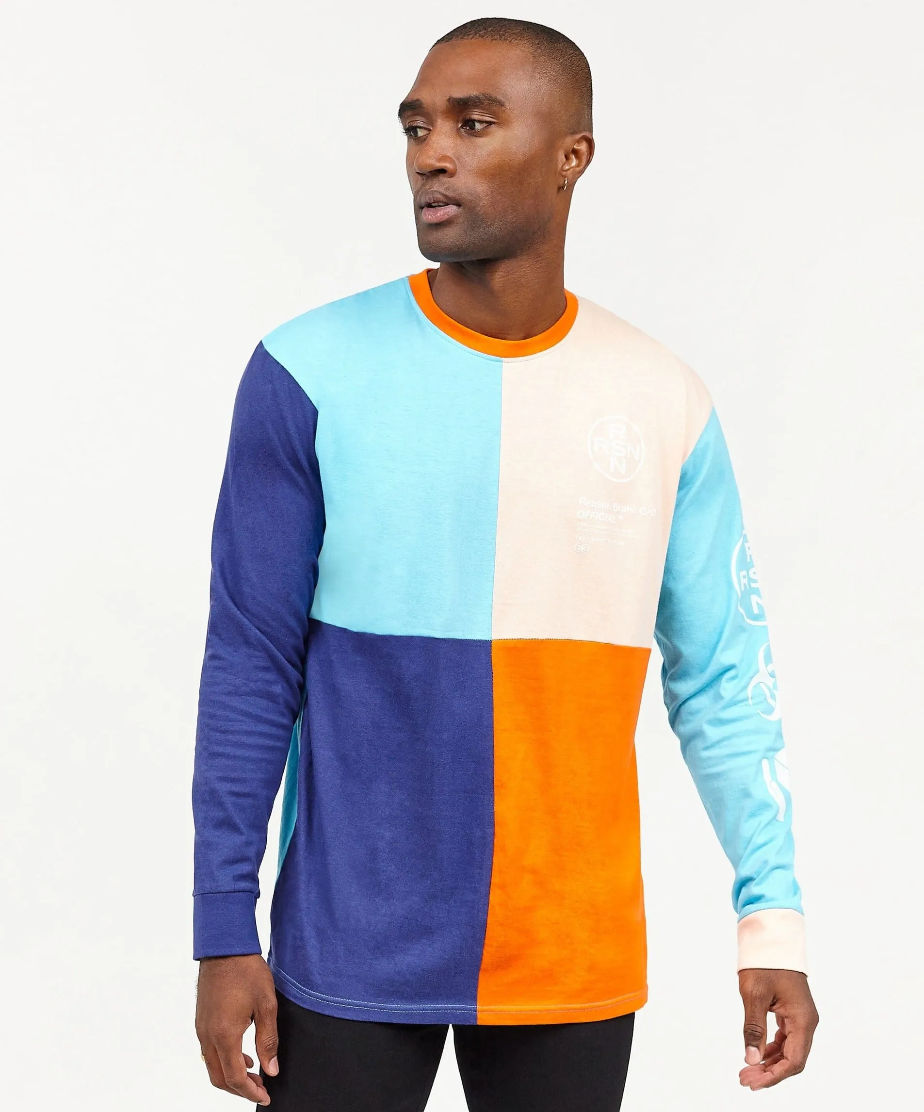 Color Block Long Sleeve Tee